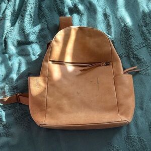 Able leather backpack
